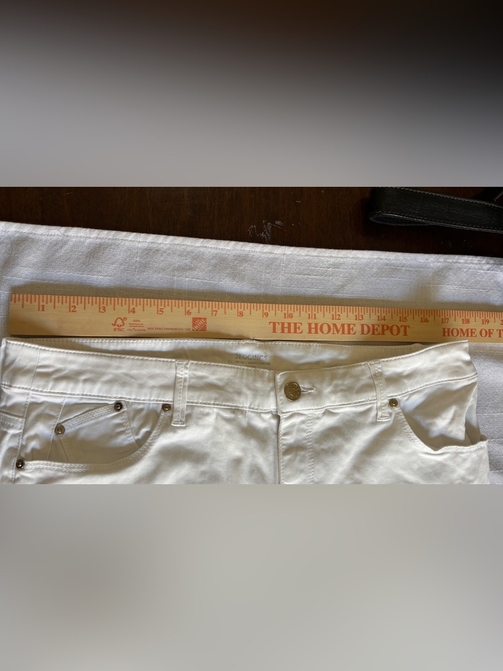 Chico’s White Soft White Jegging ~ Women’s 12/14 & Chico’s Size 2.5 - Picture 7 of 12